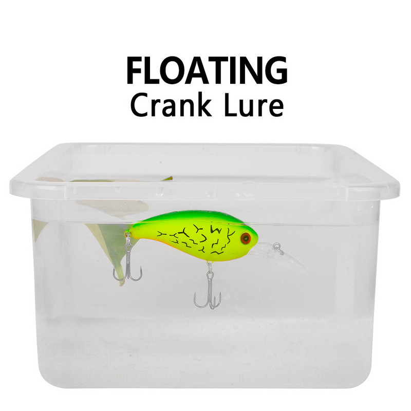 1 ks Crankbait Rybárske nástrahy Morský trolling Minnow Umelá tvrdá návnada 10 cm 14 g Veľké wobblery Rýchla potápačská návnada Kapor Crankbait Rybolov