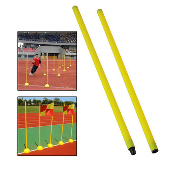 Тренировъчен маркер Футболен знак Pole Agility Marker Устойчива на падане лента за препятствия за баскетбол Футболни тренировки Спорт на открито