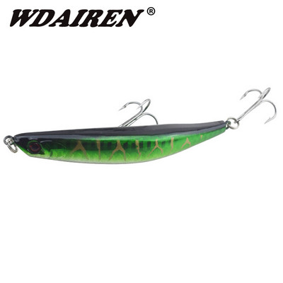 1 τεμ. Μολύβι Ψαρέματα 9 εκ. 7,5 γραμμάρια Μιμείτε το δόλωμα που πεθαίνει αργά Swinbait Wobblers Tackle Minnows Japan Hard lure Isca Bass Peche