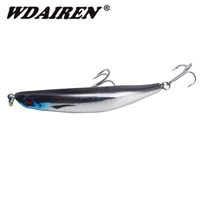 1 τεμ. Μολύβι Ψαρέματα 9 εκ. 7,5 γραμμάρια Μιμείτε το δόλωμα που πεθαίνει αργά Swinbait Wobblers Tackle Minnows Japan Hard lure Isca Bass Peche