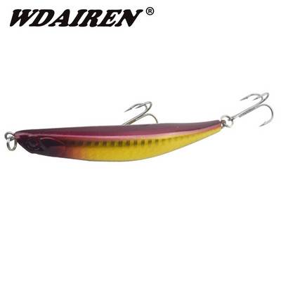 1 τεμ. Μολύβι Ψαρέματα 9 εκ. 7,5 γραμμάρια Μιμείτε το δόλωμα που πεθαίνει αργά Swinbait Wobblers Tackle Minnows Japan Hard lure Isca Bass Peche