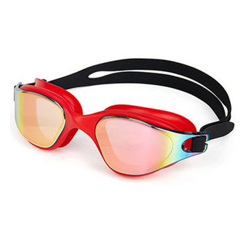 Πολύχρωμα γυαλιά κολύμβησης ενηλίκων κατά της ομίχλης UV αδιάβροχα γυαλιά πισίνας σιλικόνης για άνδρες Γυναικεία Παιδικά γυαλιά κατάδυσης