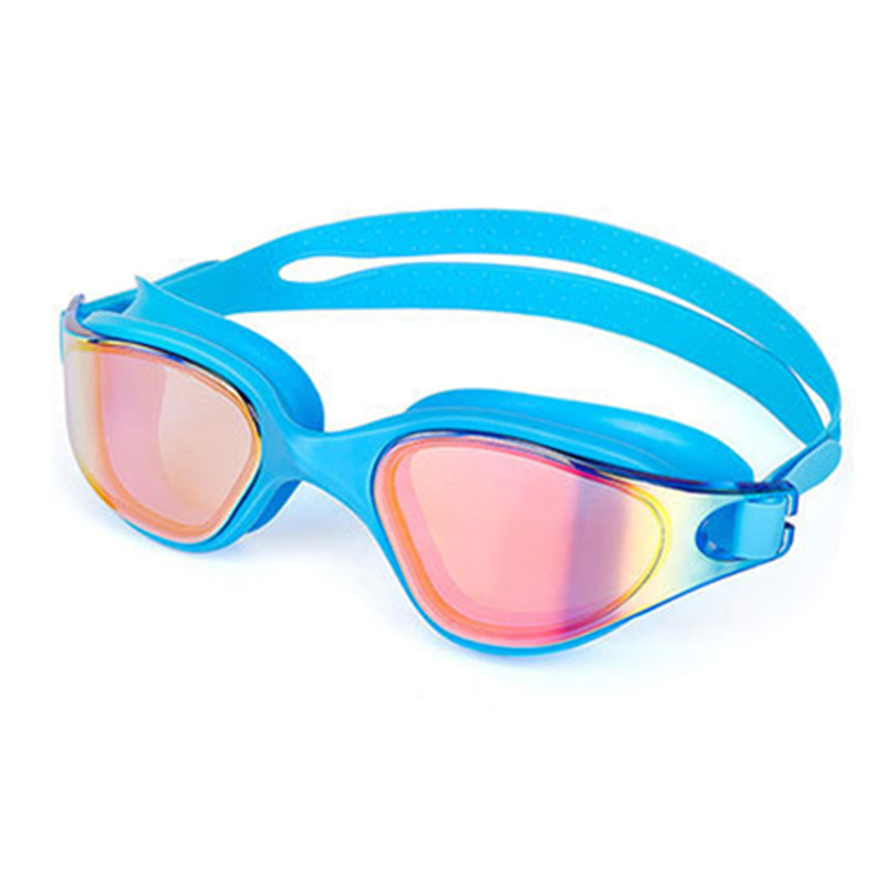 Ochelari de înot multicolori pentru adulți, anti-aburire, UV, impermeabili, din silicon pentru piscină, ochelari de înot pentru bărbați, femei, copii, ochelari de scufundări