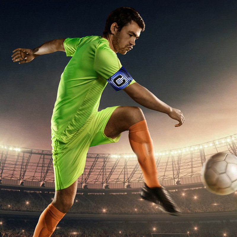 1 τμχ Παιδί Ενήλικες Ποδόσφαιρο Captain Armband Ποδόσφαιρο μπράτσο μπάντα ποδοσφαίρου Δώρο Soccer Leader Captain Group Προπόνηση ποδοσφαίρου