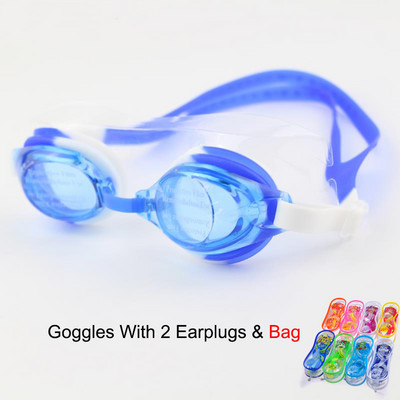 Dječje naočale za plivanje Vodootporne šarene podesive silikonske zaštite protiv magljenja UV štit naočale za vodu Naočale Naočale s vrećicom