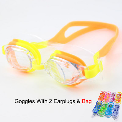 Dječje naočale za plivanje Vodootporne šarene podesive silikonske zaštite protiv magljenja UV štit naočale za vodu Naočale Naočale s vrećicom