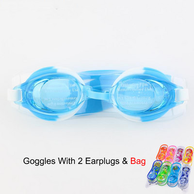 Dječje naočale za plivanje Vodootporne šarene podesive silikonske zaštite protiv magljenja UV štit naočale za vodu Naočale Naočale s vrećicom