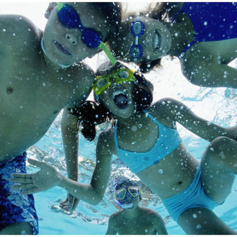 Dječje naočale za plivanje Vodootporne šarene podesive silikonske zaštite protiv magljenja UV štit naočale za vodu Naočale Naočale s vrećicom