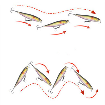 Floating Pencil Fishing Lure Wobblers 5,5cm 3,2g Τεχνητό Πλαστικό Σκληρό Δόλωμα Υψηλής ποιότητας Bass Pike Minnows Fishing Tackle