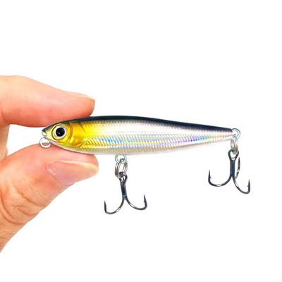 Lebegő ceruzás horgászcsali wobblerek 5,5 cm 3,2 g mesterséges műanyag kemény csali kiváló minőségű bass Pike Minnows horgászfelszerelés