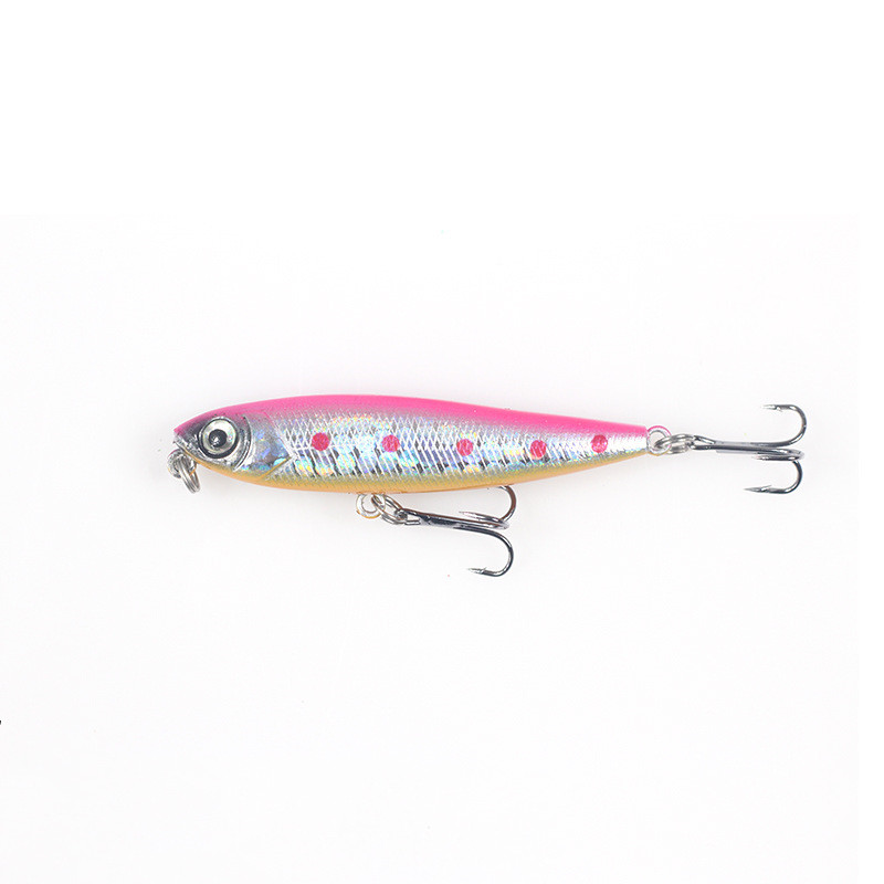 Ujuvad pliiatsiga kalapüügi voblerid 5,5 cm 3,2 g tehisplastist kõva sööt Kvaliteetne Bass Pike Minnowsi kalastustarbed