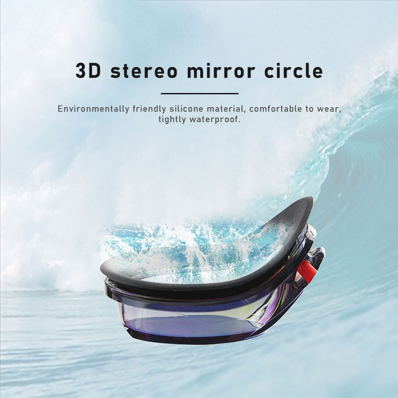 Peldēšanas brilles Vīriešu Sievietēm Pieaugušajiem Pret miglas Aizsardzība pret UV starojumu Polarizētas peldēšanas brilles Peldēšanas brilles