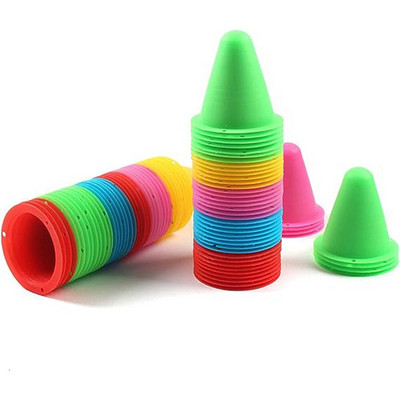 50 Pieces Track Training Cones Roller Skating εμπόδια Ευκίνητα αθλήματα Μικροί κώνοι Ιδανικοί για κάθε άθλημα Ποδόσφαιρο Παιχνίδια μπάσκετ