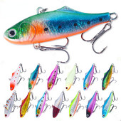 1tk Winter Hard Sea Fis 7cm 24g Winter VIB kalapüügi landid Long Shot uppuvad vibratsioonivoblerid Crankbait Isca Artificial