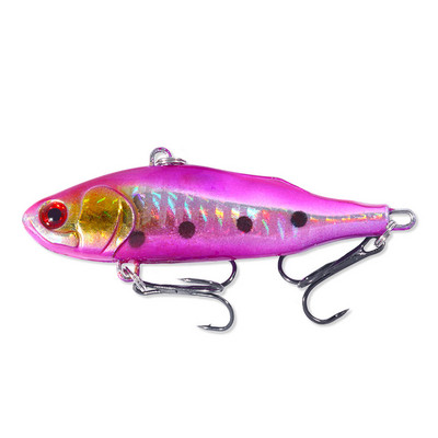 1tk Winter Hard Sea Fis 7cm 24g Winter VIB kalapüügi landid Long Shot uppuvad vibratsioonivoblerid Crankbait Isca Artificial