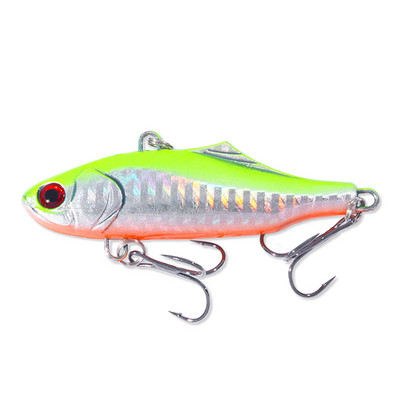 1tk Winter Hard Sea Fis 7cm 24g Winter VIB kalapüügi landid Long Shot uppuvad vibratsioonivoblerid Crankbait Isca Artificial