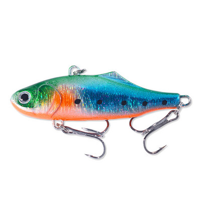 1tk Winter Hard Sea Fis 7cm 24g Winter VIB kalapüügi landid Long Shot uppuvad vibratsioonivoblerid Crankbait Isca Artificial
