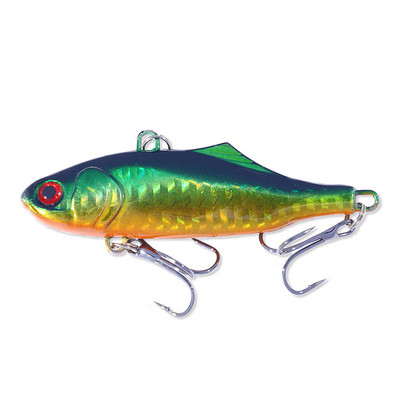 1tk Winter Hard Sea Fis 7cm 24g Winter VIB kalapüügi landid Long Shot uppuvad vibratsioonivoblerid Crankbait Isca Artificial