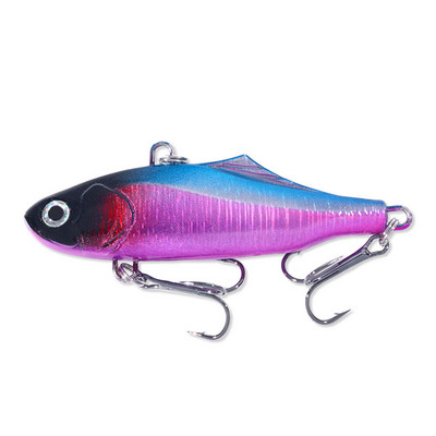 1tk Winter Hard Sea Fis 7cm 24g Winter VIB kalapüügi landid Long Shot uppuvad vibratsioonivoblerid Crankbait Isca Artificial