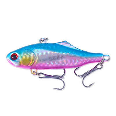 1tk Winter Hard Sea Fis 7cm 24g Winter VIB kalapüügi landid Long Shot uppuvad vibratsioonivoblerid Crankbait Isca Artificial