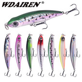 1 vnt. skęstantys mikro pieštuko žvejybos masalai 6,3 cm 6 g ilgo metimo vibracinis vobleris, dirbtinis masalas upėtakių skumbrių šapalams jūrų ešeriams