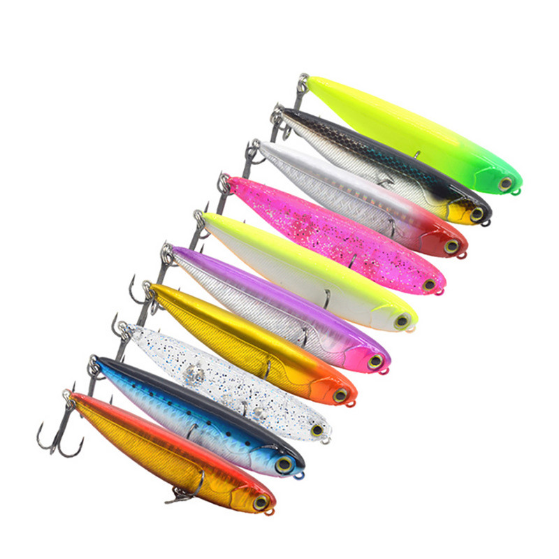 SKYBAITS Topwater Ceruza 6g/12g Surface Walker horgászcsali Walk Z-alakú kutya mesterséges tengeri basszus kemény csali kellék