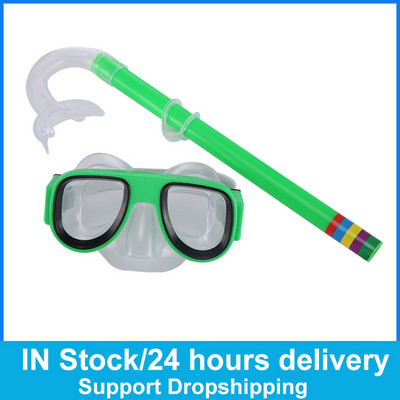 Úszószemüveg Gyermek búvárfelszerelés Gyerek búvármaszk szett Junior Kids Úszószemüveg Páramentes UV védelem Snorkel szett