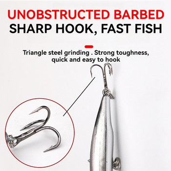 Sinking Gravity Pencil Baits Heavy Stick Fishing Lure 3,2g/5g Saltwater Minnow Wobbler Τεχνητό σκληρό πλαστικό εργαλείο ψαρέματος