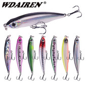 1 kom tonuća olovka mamac za pecanje 6,3 cm 6 g vobleri za dugo bacanje plastični tvrdi umjetni mamac za bas pastrva Pesca ribolovni pribor