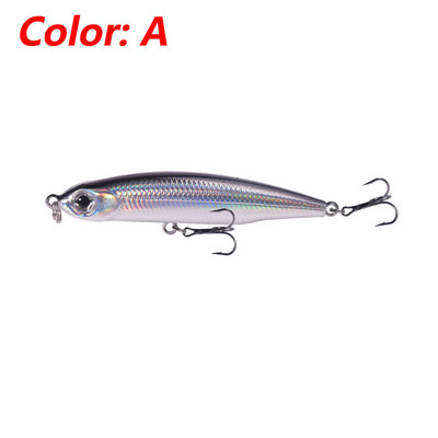 1 kom tonuća olovka mamac za pecanje 6,3 cm 6 g vobleri za dugo bacanje plastični tvrdi umjetni mamac za bas pastrva Pesca ribolovni pribor