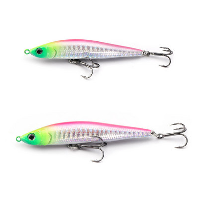 Süllyedő ceruzás horgászcsali Suspeding Jerkbait Long Casting Minnow Bait Japán vibrációs wobblerek Stickbait csuka basszushoz