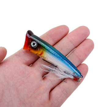 1 τεμ Topwater Popper Fishing Lure 8cm 10,5g Floating Swim Wobblers Artificial Plastic Hard Bait Bass Pike Crankbaits Isca Tackle