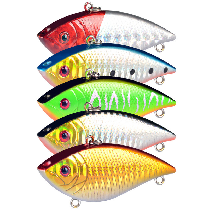 LINGYUE Deep Water VIB Momeală de pescuit Hard Crankbait Wobbler Winter Isca Artificial Pesca 7cm 11g Pescuit Minnow pentru Bass Stiuca