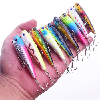 1 τεμ Pencil Fishing Lure 55mm 8,2g Topwater Floating Fishing Wobbler Artificial Hard Bait Crankbait Pesca Minnows Fishing Tackle