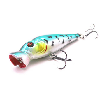 Popper Fishing Lures 8,5cm 11g Topwater Floating Wobblers Artificial Plastic Hard Bait bass Crankbait Pesca Japan Είδη ψαρέματος