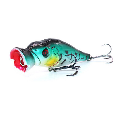 Makšķerēšanas mānekļi Popper 8,5 cm 11g Topwater peldošie vobleri mākslīgās plastmasas cietās ēsmas bass Crankbait Pesca Japānas makšķerēšanas piederumi