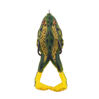 1 τμχ Δολώματα διπλής προπέλας Frog Soft Rubber 90mm 13,5g Topwater Jigging Wobbler Fishing Lure Bass Artificial Frog Bait Tackle