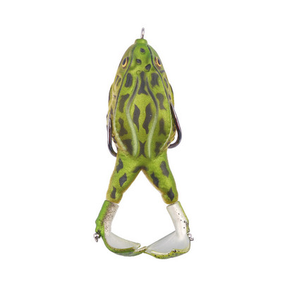 1 τμχ Δολώματα διπλής προπέλας Frog Soft Rubber 90mm 13,5g Topwater Jigging Wobbler Fishing Lure Bass Artificial Frog Bait Tackle
