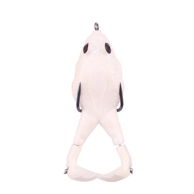 1 τμχ Δολώματα διπλής προπέλας Frog Soft Rubber 90mm 13,5g Topwater Jigging Wobbler Fishing Lure Bass Artificial Frog Bait Tackle