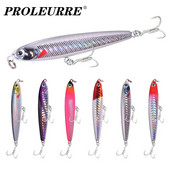 1 τεμ. Sinking Pencil Fishing Lure 10g 14g 18g Plastic Minnow Vibration Wobblers Winter Tackle Artificial Hard Bait for Pike Bass