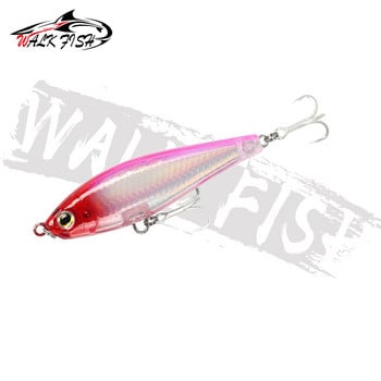 WALK FISH Потъващ Gravity Pencil Heavy Stick Fishing Lure 70MM 7.8G Saltwater Lipless Minnow Wobbler Твърда пластмасова стръв Pesca