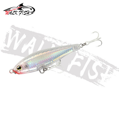 WALK FISH uppuv gravitatsioonipliiats Heavy Stick püügilant 70MM 7,8G soolase vee huuleteta Minnow voobler kõva plastist sööt Pesca