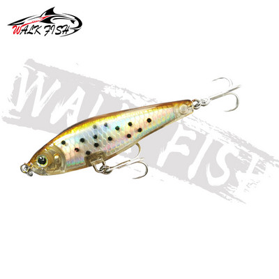 WALK FISH uppuv gravitatsioonipliiats Heavy Stick püügilant 70MM 7,8G soolase vee huuleteta Minnow voobler kõva plastist sööt Pesca