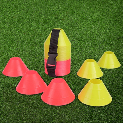 10x conuri de fotbal cu suport pentru marcaj practic, disc, câmp, con, marcator, accesorii de antrenament, accesorii pentru jocuri în aer liber pentru adulți