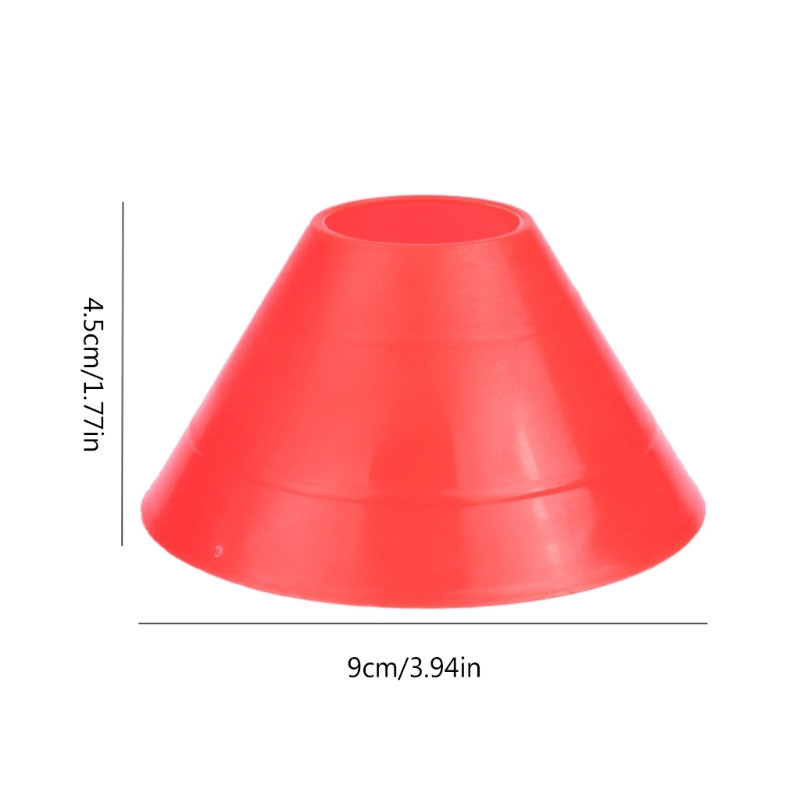 10x conuri de fotbal cu suport pentru marcaj practic, disc, câmp, con, marcator, accesorii de antrenament, accesorii pentru jocuri în aer liber pentru adulți