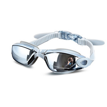 Галванични ултравиолетови водоустойчиви бански очила против замъгляване Очила за плуване Водни очила Gafas Регулируеми очила за плуване Жени Мъже