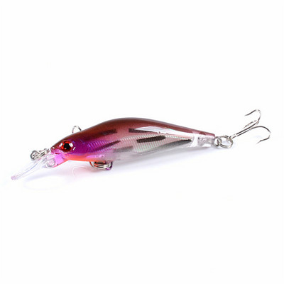 1 tk ujuv laser Minnow kalapüügi landid 8,3 cm 6,2 g Wobbler Crankbait Tackle 3D Eyes kõvast plastist sööt Bass haugi karpkala püük