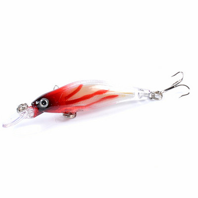 1 tk ujuv laser Minnow kalapüügi landid 8,3 cm 6,2 g Wobbler Crankbait Tackle 3D Eyes kõvast plastist sööt Bass haugi karpkala püük