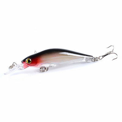 1 tk ujuv laser Minnow kalapüügi landid 8,3 cm 6,2 g Wobbler Crankbait Tackle 3D Eyes kõvast plastist sööt Bass haugi karpkala püük