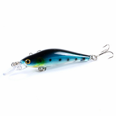 1 tk ujuv laser Minnow kalapüügi landid 8,3 cm 6,2 g Wobbler Crankbait Tackle 3D Eyes kõvast plastist sööt Bass haugi karpkala püük
